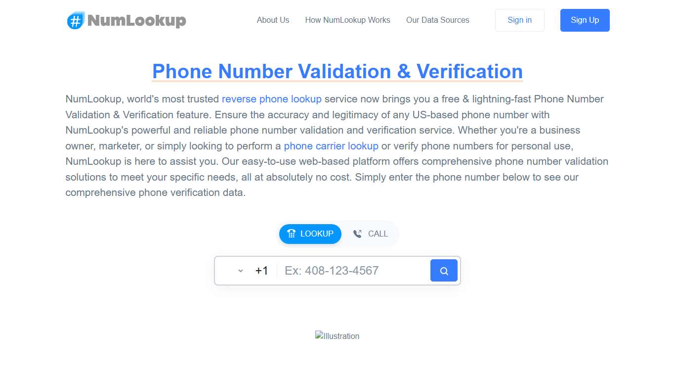 Phone Number Validation & Verification | NumLookup